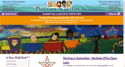 Desktop Screenshot of physicianstochildren.com